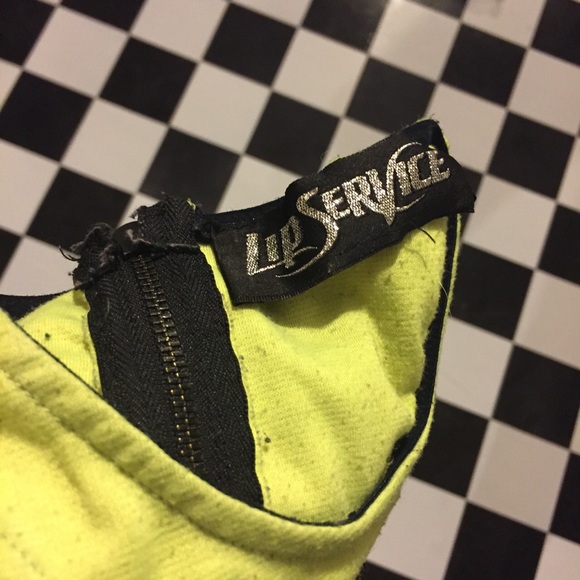 Lime Green Racerback Mini Dress - Picture 3 of 3